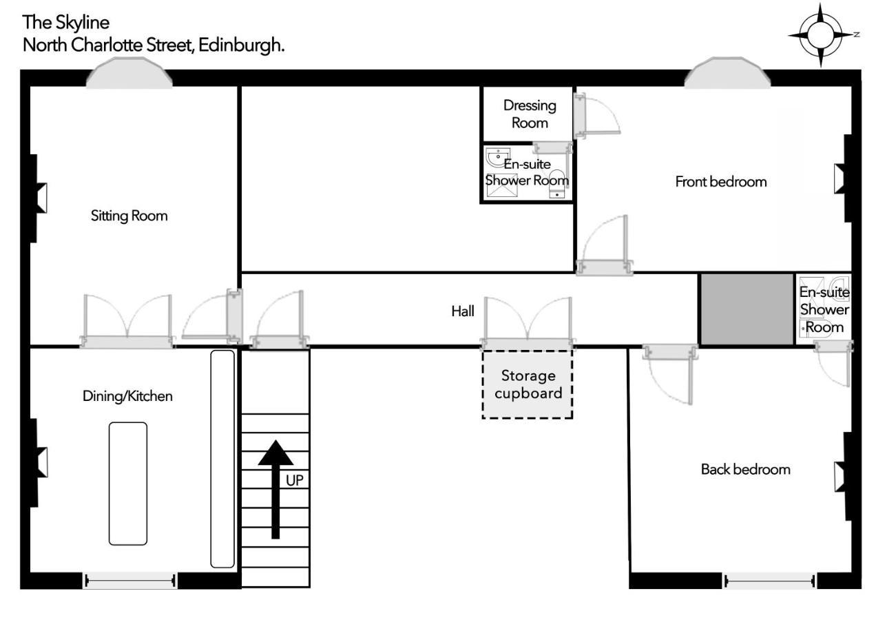 Apartament The Skyline - The Edinburgh Address Zewnętrze zdjęcie